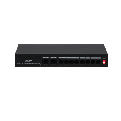 Dahua Technology PFS3010-8ET-65 10-Port Fast Ethernet Switch With 8-Port PoE