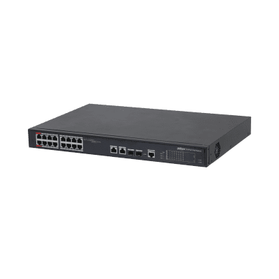 Dahua Technology PFS4218-16ET-240 16-port 100 Mbps + 2-port Gigabit Managed PoE Switch