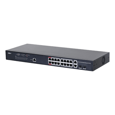 Dahua Technology PFS4218-16GT-230 18-Port Managed Gigabit Switch with 16-Port PoE