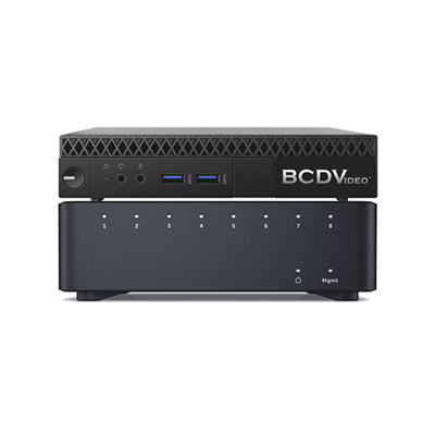 BCDVideo BCDM02P-8P-SSP Micro Video Recording Server & 8-Port PoE Network Switch