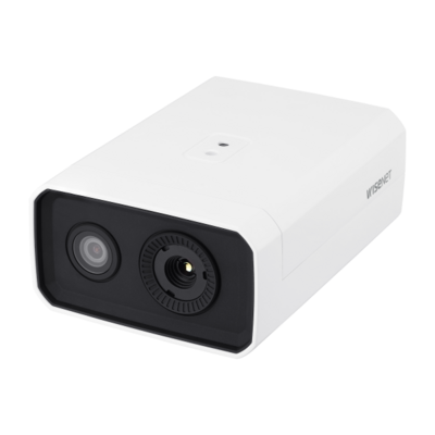 Hanwha Techwin TNM-3620TDY QVGA / 2MP Bi-Spectral Thermal Radiometric AI-based Estimated Body Temperature Camera