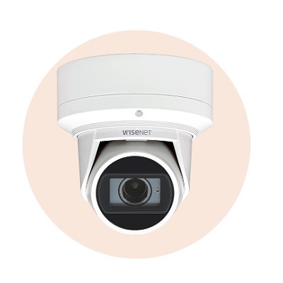 Hanwha Techwin America QNE-6080RVW 2M Network IR Flateye Camera