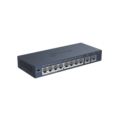 Dahua Technology S3010-8ET2ET-60 10-Port Unmanaged Desktop Switch with 8-Port PoE