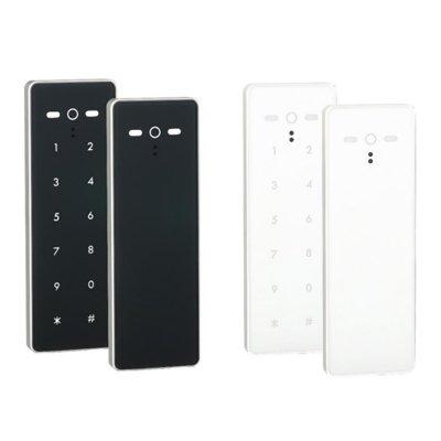 ELATEC T4SW-DL10NDSW7-OSEU Multi-frequency Access Control Reader With Silver Frame/white Glass Front