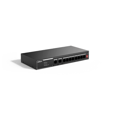 Dahua Technology SF1010LP 10-Port Fast Ethernet Switch with 8-Port PoE