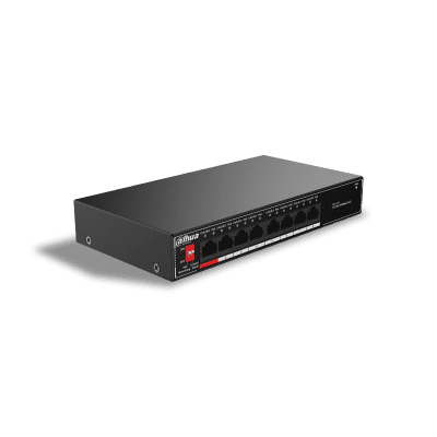 Dahua Technology SG1008P 8-Port Unmanaged Gigabit PoE Switch with 8 Port PoE