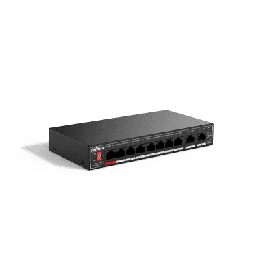 Dahua Technology SG1010P 10-Port Unmanaged Gigabit PoE Switch with 8 Port PoE