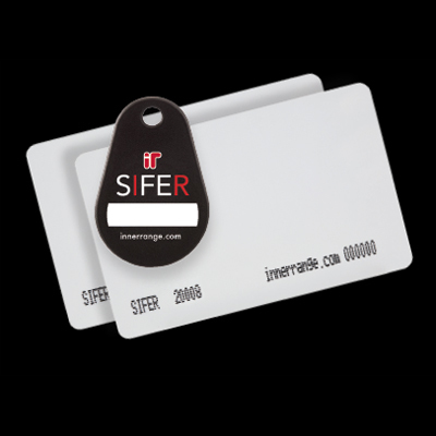 Inner Range SIFER-P Pre-programmed ‘stock’ Cards