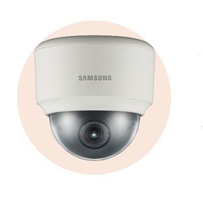 Hanwha Techwin America SND-3080(F) 4CIF WDR Network Dome Camera