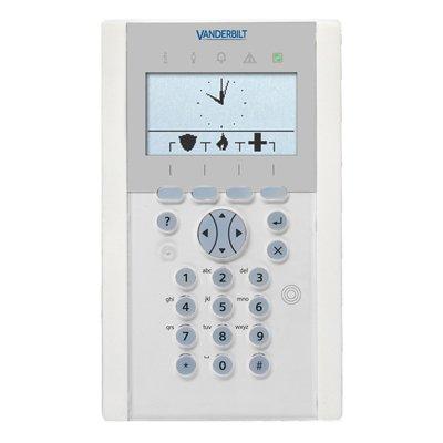 Vanderbilt SPCK623.100-N LCD Keypad With Graphical Display, Card Reader And Audio