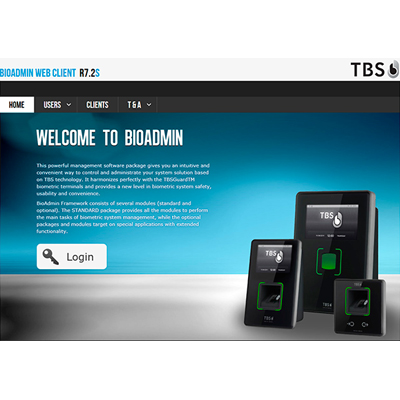 Touchless Biometric Systems (TBS) BIOMANAGER Web-based Management Software