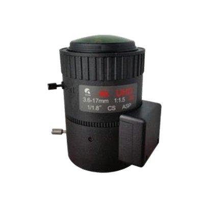 Infinova V1182-3617-C8R-P Lens, 8MP, 1/1.8", f=3.6-17mm, F1.5 ~ 2.8, CS Mount, P Iris