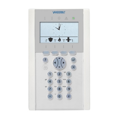 Vanderbilt SPCK620.100 LCD Keypad With Graphical Display