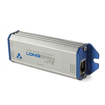 Veracity VLS-1N-L LONGSPAN LITE Long-Range Ethernet Transmitter/Receiver (single Unit)