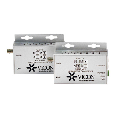 Vicon FMC-TRM-A Mini-media Converter Utilizing ST Connectors