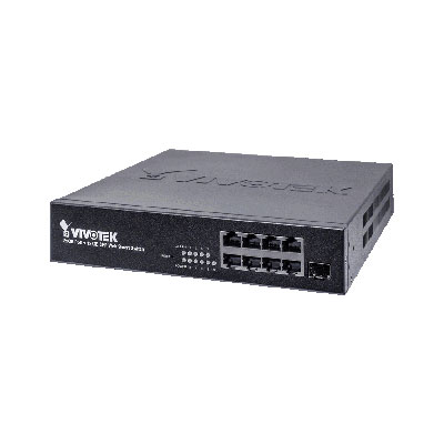 Vivotek AW-GET-094A-130 8 Ports Web Smart PoE Switch