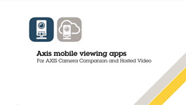 Axis Communications mobile viewing apps