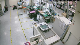 Surveon CAM4321LV Indoor Dome Network Camera Monitoring Indoor Premises Of A Factory