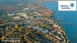 Roger Williams University, Rhode Island, Secured with Johnson Controls P2000 Security Management System