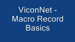 How to Use Macro Editor Set-up for Macro Recording on ViconNet Video Management System (VMS)