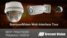 Arecont Vision SurroundVideo Series Network Camera Web Interface Tour