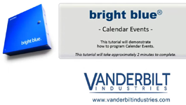 Vanderbilt bright blue/lite blue: Adding Calendar Events