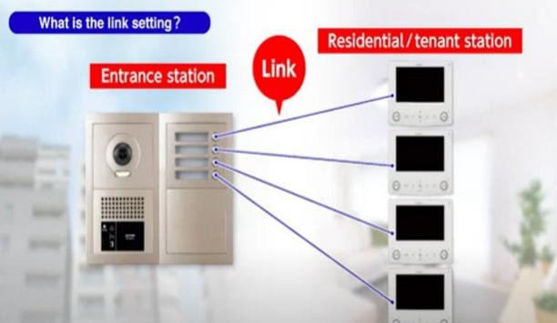 GT SYSTEM | How to set up the link - Module type individual call button entrance station