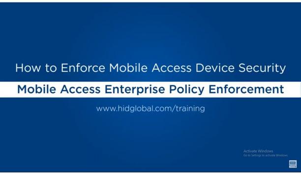 HID Mobile Access: How To Enforce Mobile Access Device Security