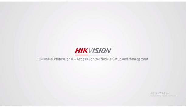 HikCentral Professional – Access Control Module Setup and Management