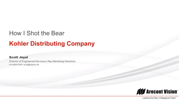 Arecont Vision Case Study - Kohler Distributing Company, Hawthorne, NJ