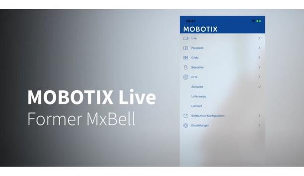 MOBOTIX Live 2.5 – Cellphone App For iOS And Android
