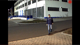 MOBOTIX Demo Clip: Low Light Cameras With 6MP Moonlight Technology In A Parking Lot