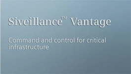 Siemens Siveillance Vantage Integrated Software Solution