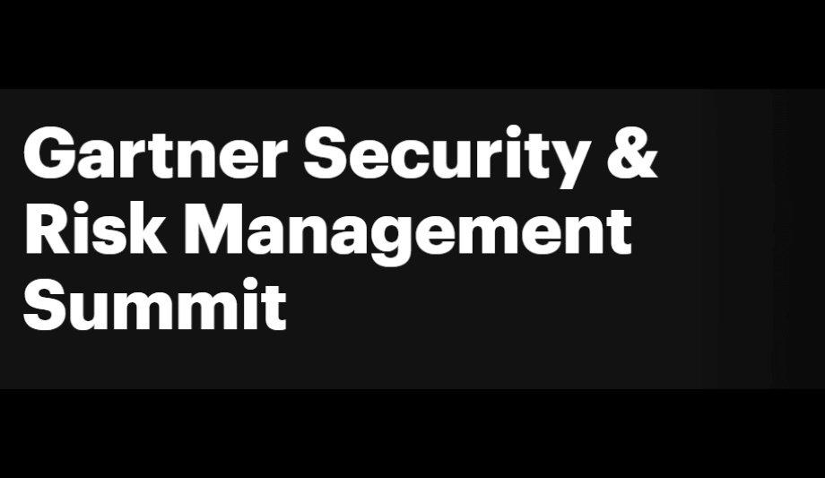 Gartner Security & Risk Management Summit from Sep 2022, 2021